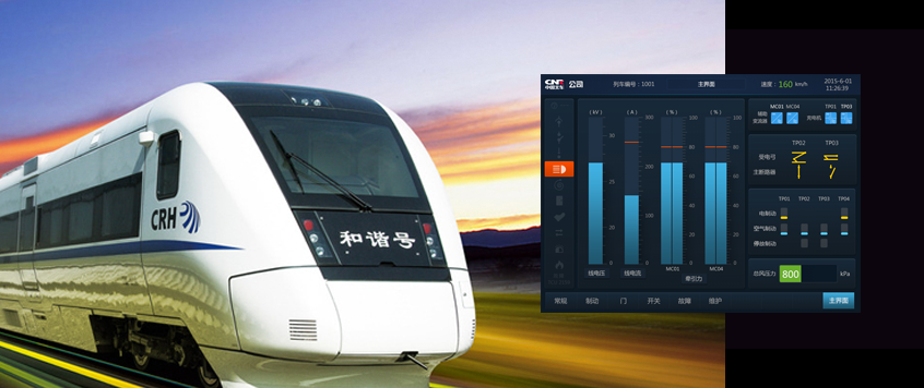 中國(guó)中車 城軌車及動(dòng)車顯示屏界面設(shè)計(jì)及QT、Codesys、Fltk界面及控件開發(fā)